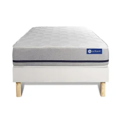 Actisom Ensemble Mémoire de forme de confort Mi-ferme avec sommier kit New