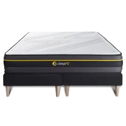 Sleepfit Ensemble Mémoire de forme de confort Ferme avec sommier tapissier