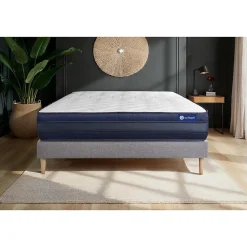 Actisom Ensemble Mémoire de forme de confort Très ferme avec sommier kit Discount