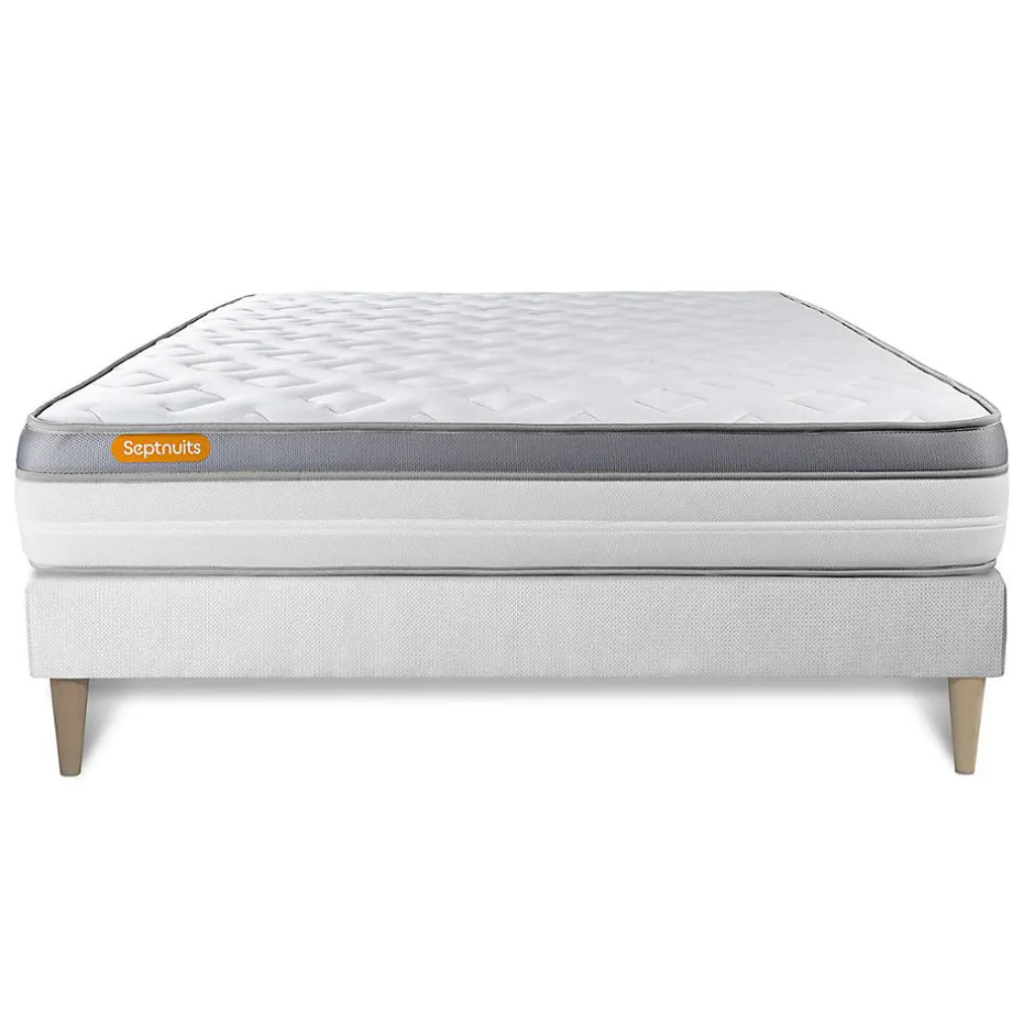 Sept Nuits Ensemble Mémoire de forme de confort Ferme avec sommier kit Clearance
