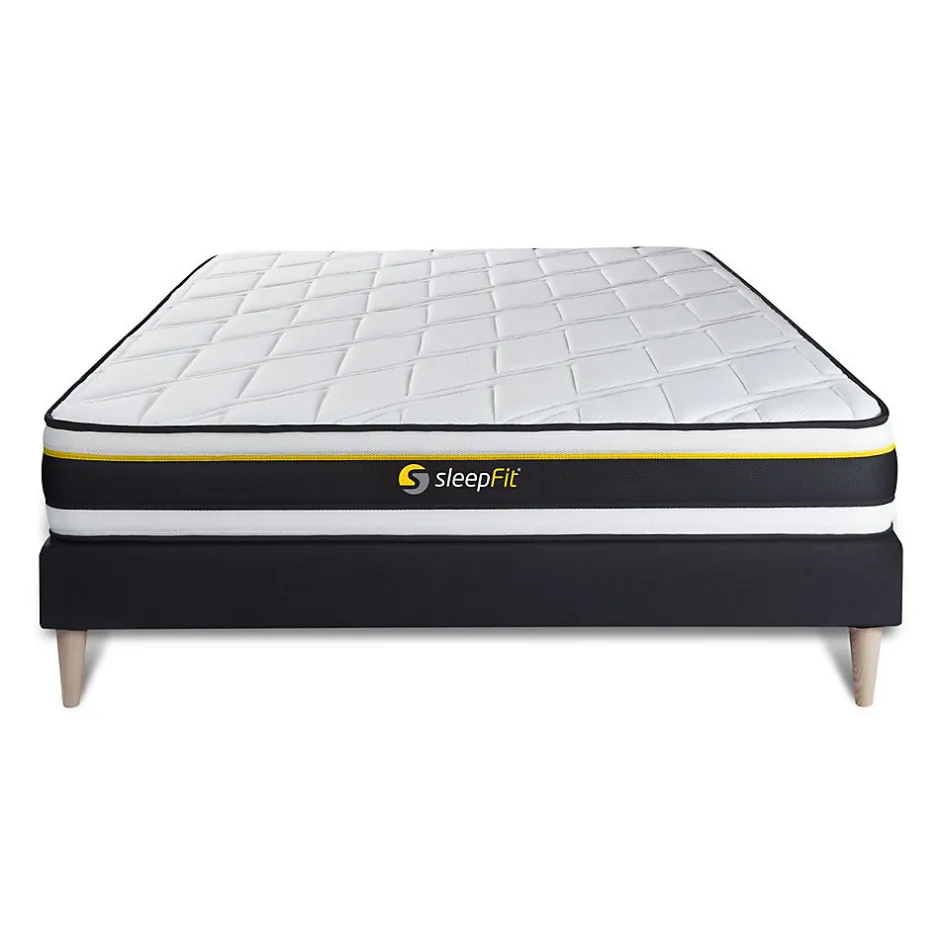 Sleepfit Ensemble Mousse de confort Très ferme avec sommier kit