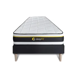 Sleepfit Ensemble Mousse de confort Très ferme avec sommier tapissier