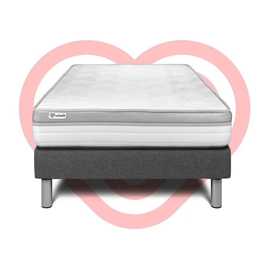 Vitalit Ensemble Mousse de confort Ferme avec sommier kit Clearance