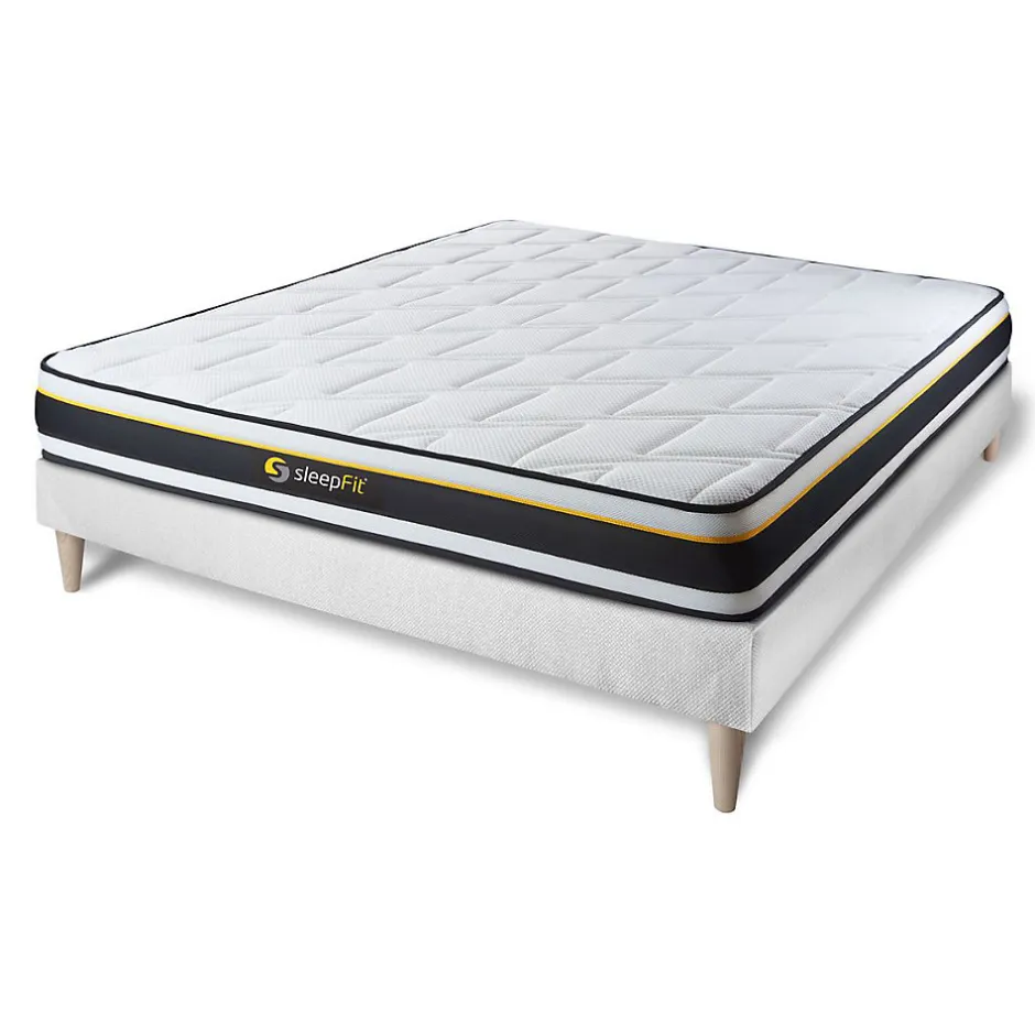 Sleepfit Ensemble Mousse de confort Très ferme avec sommier kit