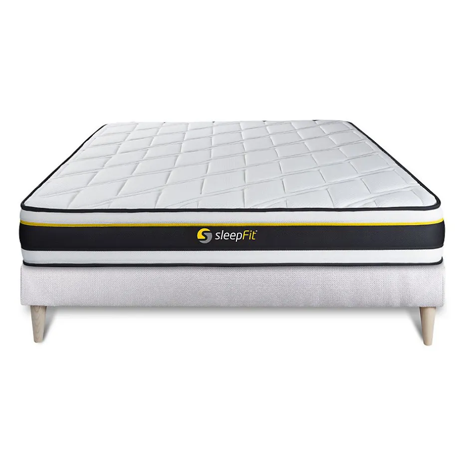Sleepfit Ensemble Mousse de confort Très ferme avec sommier kit