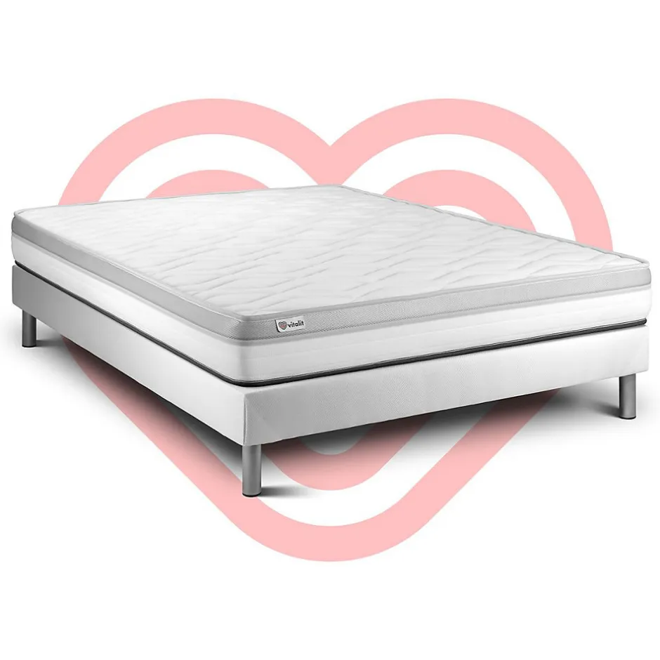 Vitalit Ensemble Mousse de confort Ferme avec sommier kit