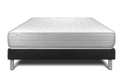 Vitalit Ensemble Mousse polyuréthane à mémoire de forme de confort Ferme avec sommier tapissier Best