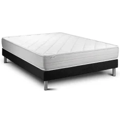 Vitalit Ensemble Mousse polyuréthane à mémoire de forme de confort Ferme avec sommier tapissier Best