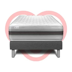 Vitalit Ensemble Mousse polyuréthane à mémoire de forme de confort Equilibré avec sommier kit