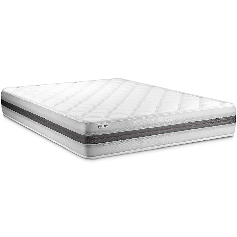 Vitalit Ensemble Mousse polyuréthane à mémoire de forme de confort Equilibré avec sommier kit New