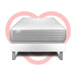 Vitalit Ensemble Mousse polyuréthane à mémoire de forme de confort Ferme avec sommier tapissier