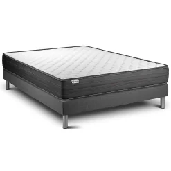 Vitalit Ensemble Mousse polyuréthane à mémoire de forme de confort Ferme avec sommier kit