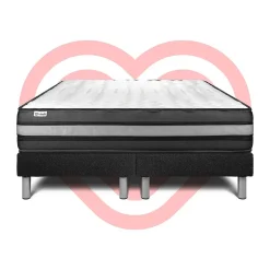 Vitalit Ensemble Mousse polyuréthane à mémoire de forme de confort Ferme avec sommier tapissier Sale