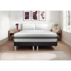 Vitalit Ensemble Mousse polyuréthane à mémoire de forme de confort Equilibré avec sommier tapissier