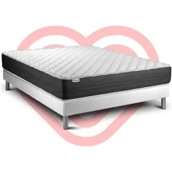 Vitalit Ensemble Mousse polyuréthane à mémoire de forme de confort Ferme avec sommier kit