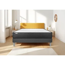 Vitalit Ensemble Mousse polyuréthane à mémoire de forme de confort Ferme avec sommier kit Best