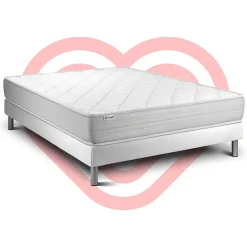 Vitalit Ensemble Mousse polyuréthane à mémoire de forme de confort Ferme avec sommier kit Hot