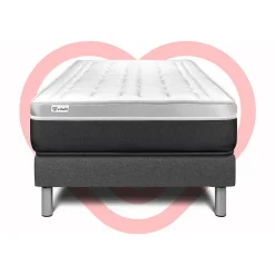 Vitalit Ensemble Mousse polyuréthane à mémoire de forme de confort Ferme avec sommier kit