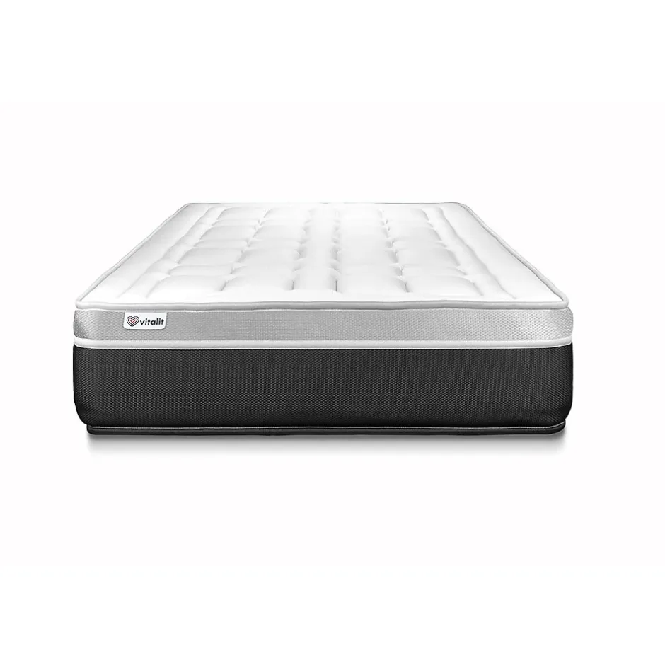 Vitalit Ensemble Mousse polyuréthane à mémoire de forme de confort Ferme avec sommier kit