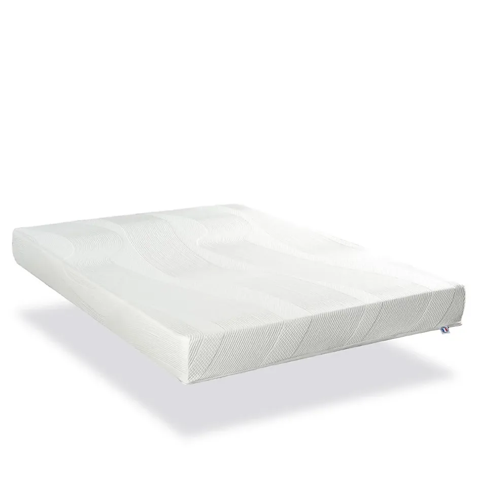 Bellecour Ensemble Paris 140x190 cm Matelas Mousse + Sommier Bois Outlet