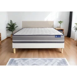 Actisom Ensemble Ressorts ensachés de confort Ferme avec sommier kit Discount