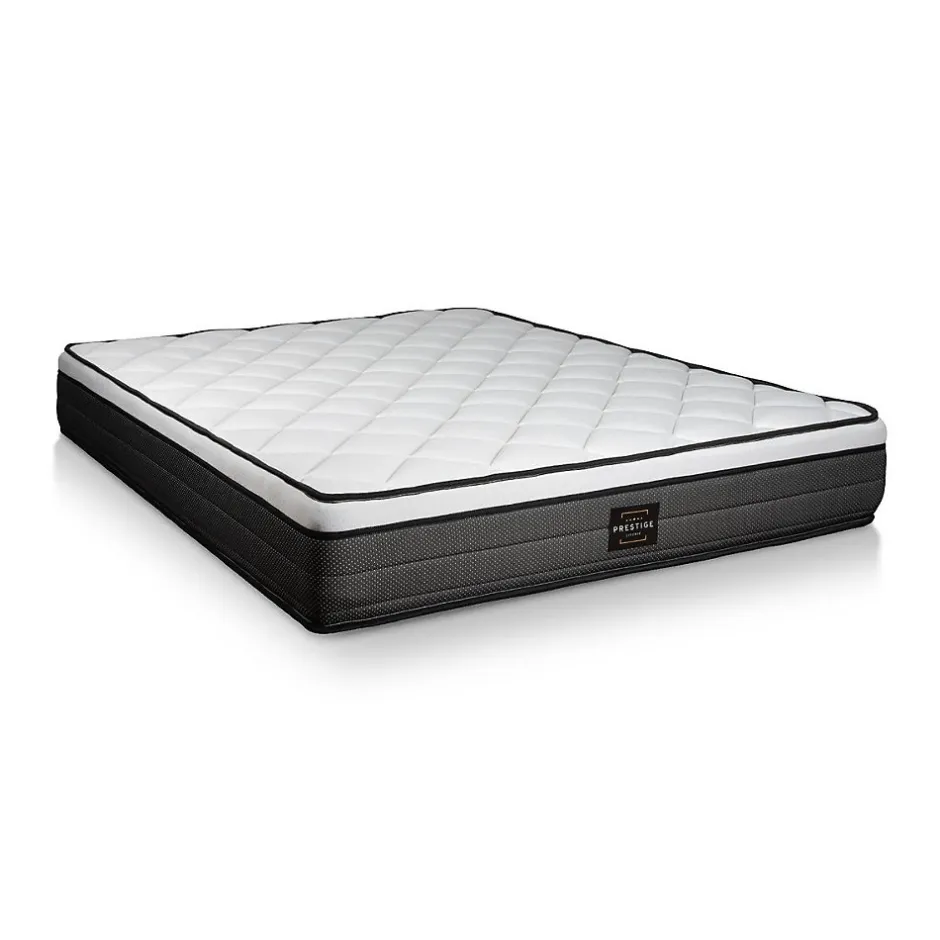 Prestige Literie Ensemble Ressorts ensachés et mémoire de forme de confort Equilibré avec sommier kit