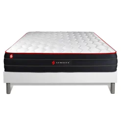 Somness Ensemble Ressorts ensachés et mémoire de forme de confort Equilibré avec sommier kit Outlet