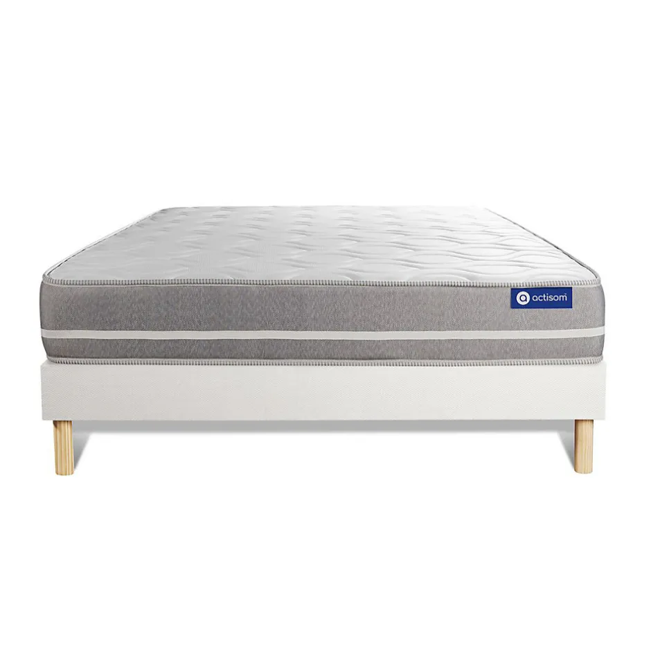 Actisom Ensemble Ressorts ensachés de confort Equilibré avec sommier kit
