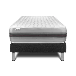 Vitalit Ensemble Ressorts ensachés et mémoire de forme de confort Equilibré avec sommier tapissier New