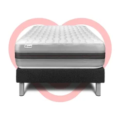 Vitalit Ensemble Ressorts ensachés et mémoire de forme de confort Equilibré avec sommier tapissier New