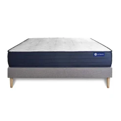Actisom Ensemble Ressorts ensachés et mémoire de forme de confort Très ferme avec sommier kit Clearance