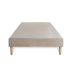 Marmottes & Co Ensemble Ressorts ensachés et mémoire de forme de confort Equilibré avec sommier tapissier