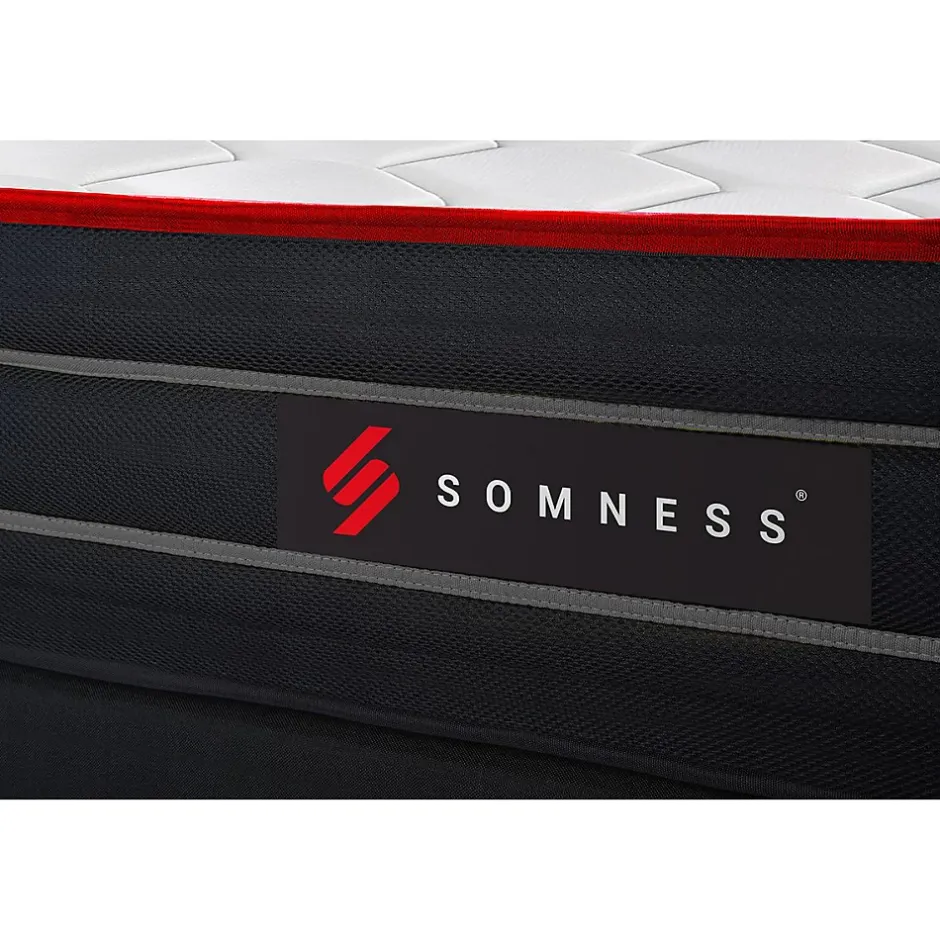 Somness Ensemble Ressorts ensachés et mémoire de forme de confort Equilibré avec sommier kit Sale