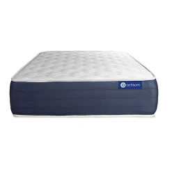 Actisom Ensemble Ressorts ensachés et mémoire de forme de confort Equilibré avec sommier kit