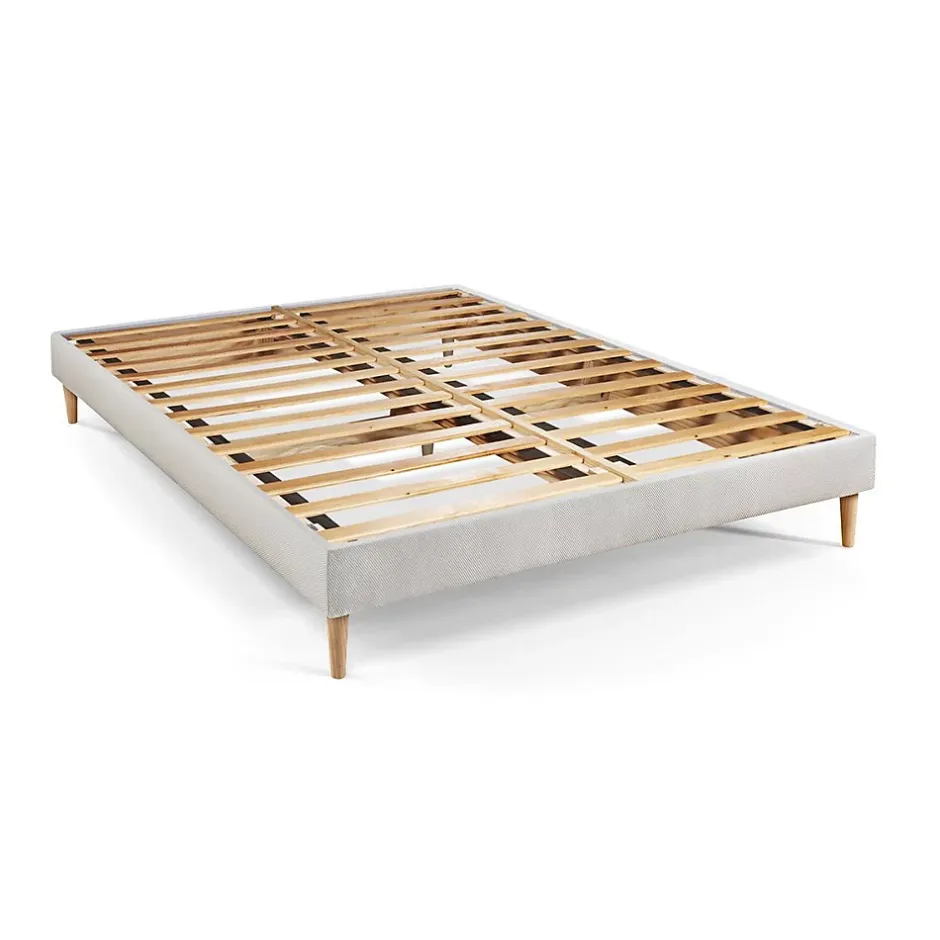 Marmottes & Co Ensemble Ressorts ensachés et mémoire de forme de confort Equilibré avec sommier kit Outlet