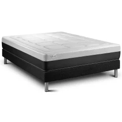Vitalit Ensemble Ressorts ensachés et mémoire de forme de confort Ferme avec sommier kit
