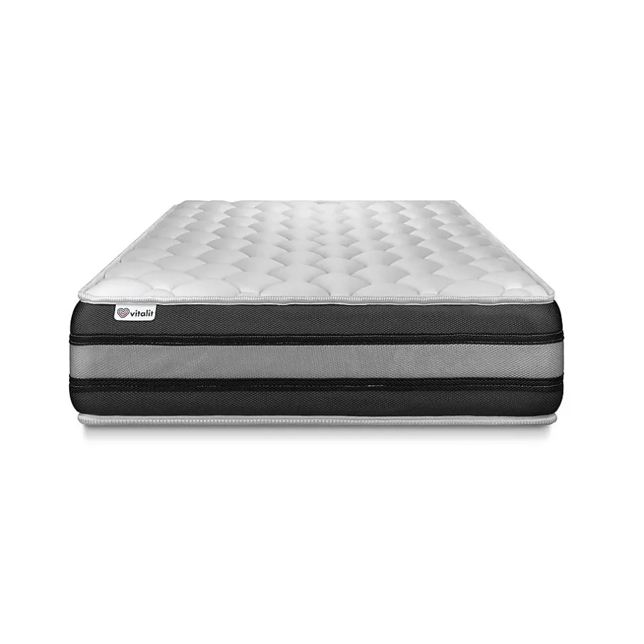 Vitalit Ensemble Ressorts ensachés et mémoire de forme de confort Ferme avec sommier kit Best