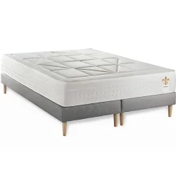 Litier Deluxe Ensemble Ressorts ensachés et mémoire de forme de confort Equilibré avec sommier tapissier Outlet