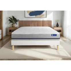 Actisom Ensemble Ressorts ensachés de confort Mi-ferme avec sommier kit New