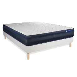Actisom Ensemble Ressorts ensachés et mémoire de forme de confort Très ferme avec sommier kit Discount