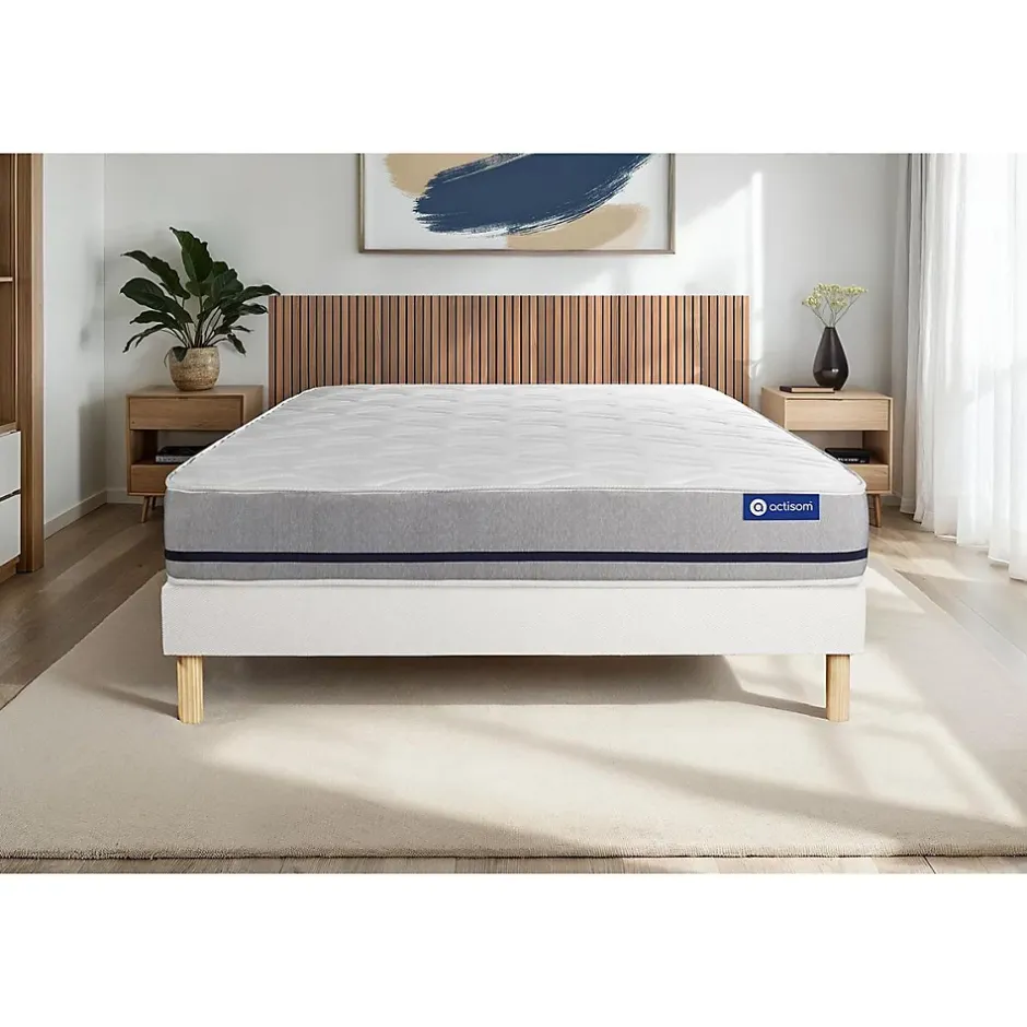 Actisom Ensemble Ressorts ensachés de confort Mi-ferme avec sommier kit Clearance