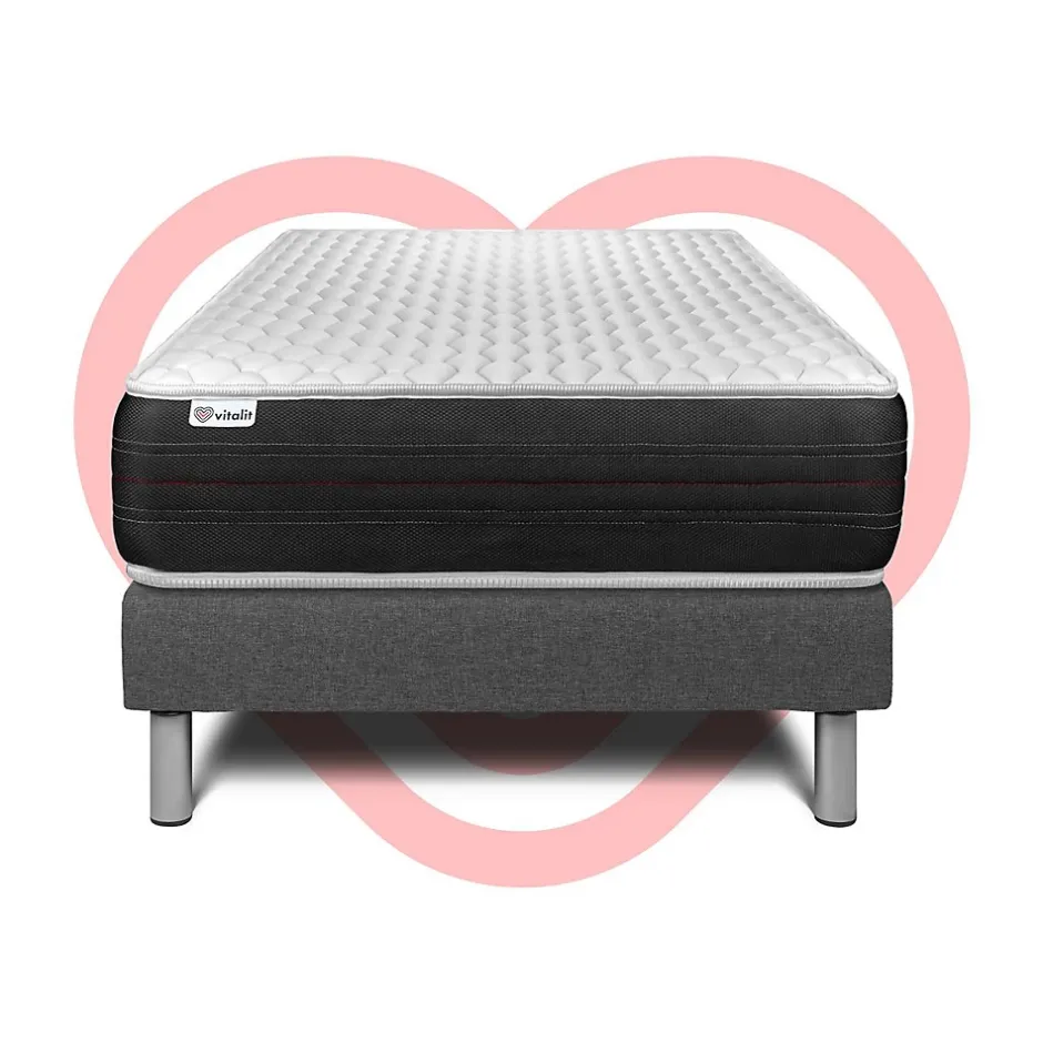 Vitalit Ensemble Ressorts ensachés de confort Ferme avec sommier kit Outlet
