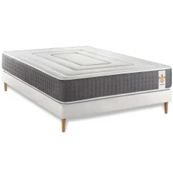 Litier Deluxe Ensemble Ressorts ensachés et mémoire de forme de confort Ferme avec sommier kit Discount