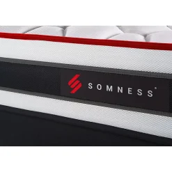 Somness Ensemble Ressorts ensachés et mémoire de forme de confort Ferme avec sommier tapissier New