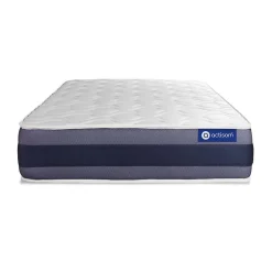 Actisom Ensemble Ressorts ensachés et mémoire de forme de confort Equilibré avec sommier kit