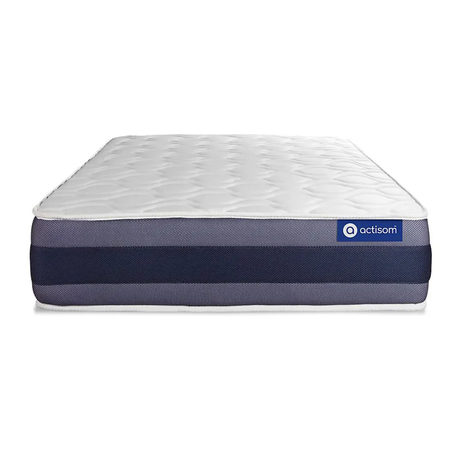 Actisom Ensemble Ressorts ensachés et mémoire de forme de confort Equilibré avec sommier kit