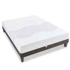 Olympe Literie Ensemble Sensitive 180x200 cm Matelas Mousse + Sommier Bois Sale