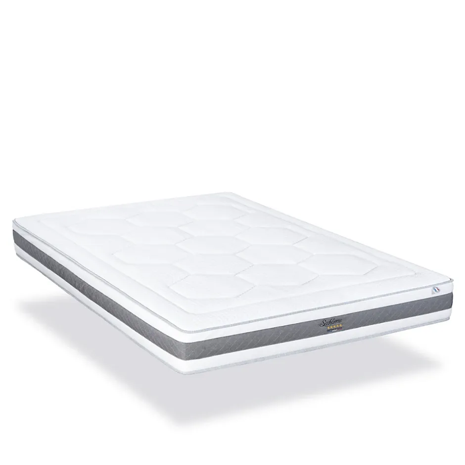 Hypsom Ensemble Sublime 90x190 cm Matelas Mousse + Sommier Bois Best