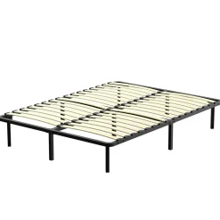 Teeno Ensemble 140x190 cm Matelas à ressorts +Sommier à Lattes sur Pieds, Epaisseur du Matelas 30cm