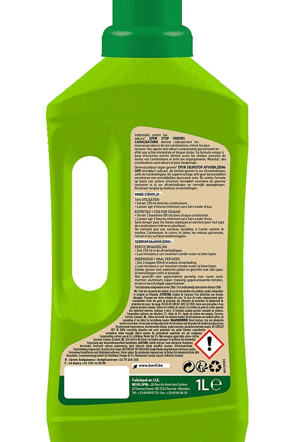 Epur Entretien bio-gel stop odeurs canalisations 1L